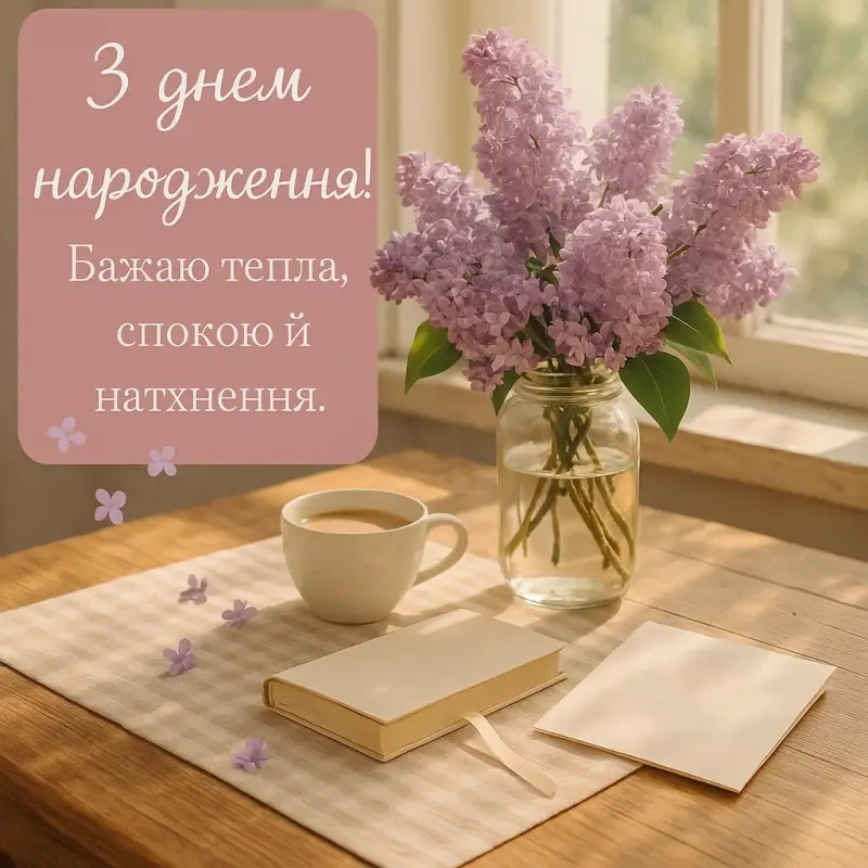 Привітання з днем народження дівчині своїми словами