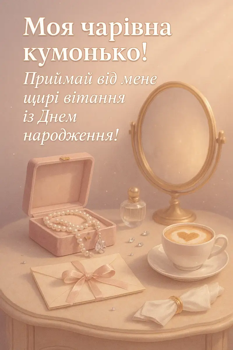 Привітання для куми