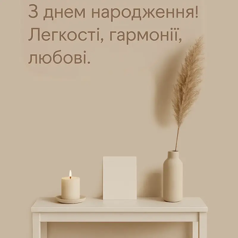 Привітання з днем народження дівчині своїми словами