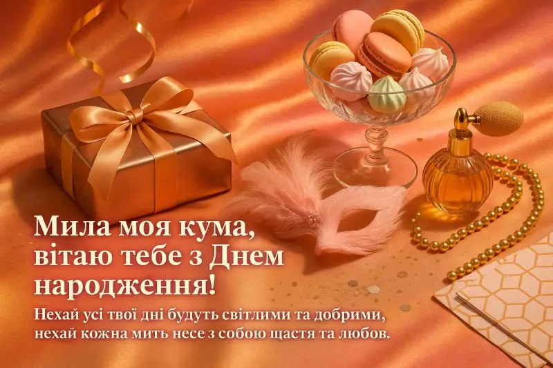 Привітання для куми